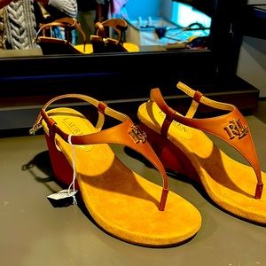 Ralph Lauren wedge sandals